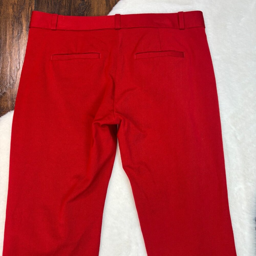 Banana Republic Dress‎ Chino Pants 6 Red Sloan Skinny Ankle Stretch Mid-Rise - Picture 5 of 8